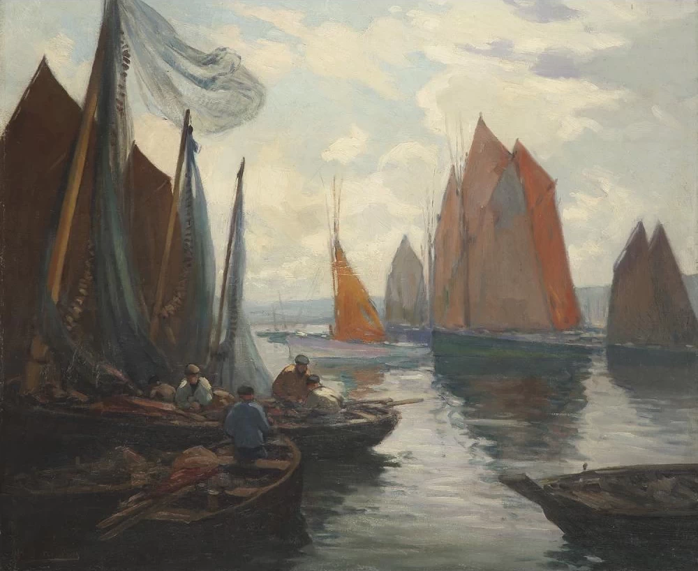 Velieri nel porto di Concarneau